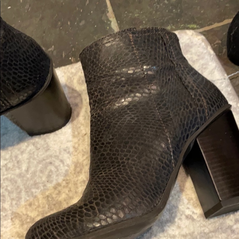 Snakeskin boots  great condition